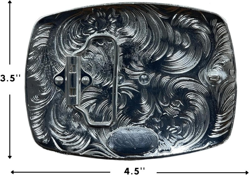 WMG Western Belt Buckles for men women - Praying Rodeo Cowboy Belt Buckle for Men Women - Fits Up to 2 Inch Belts - Image 2